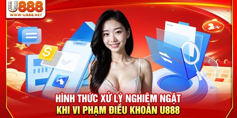 Điều Khoản Sử Dụng U888 - Quy Định Hội Viên Cần Biết 3 Hình thức xử lý nghiêm ngặt khi vi phạm điều khoản U888