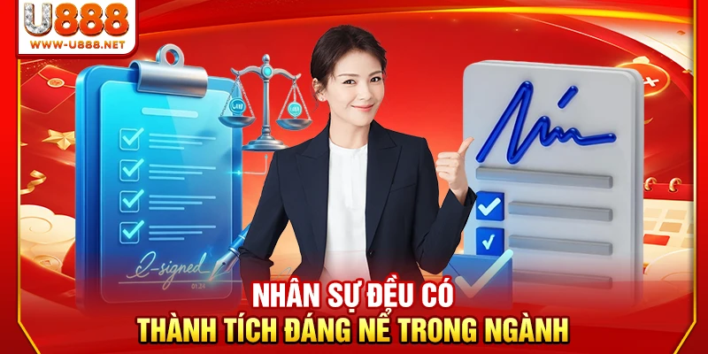Về U888 - Quá Trình Hình Thành Và Đội Ngũ 100+ Nhân Sự 2 Nhân sự đều có thành tích đáng nể trong ngành